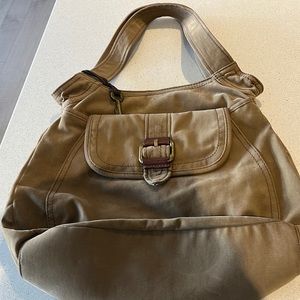 Fossil hobo canvas bag, new without tags.